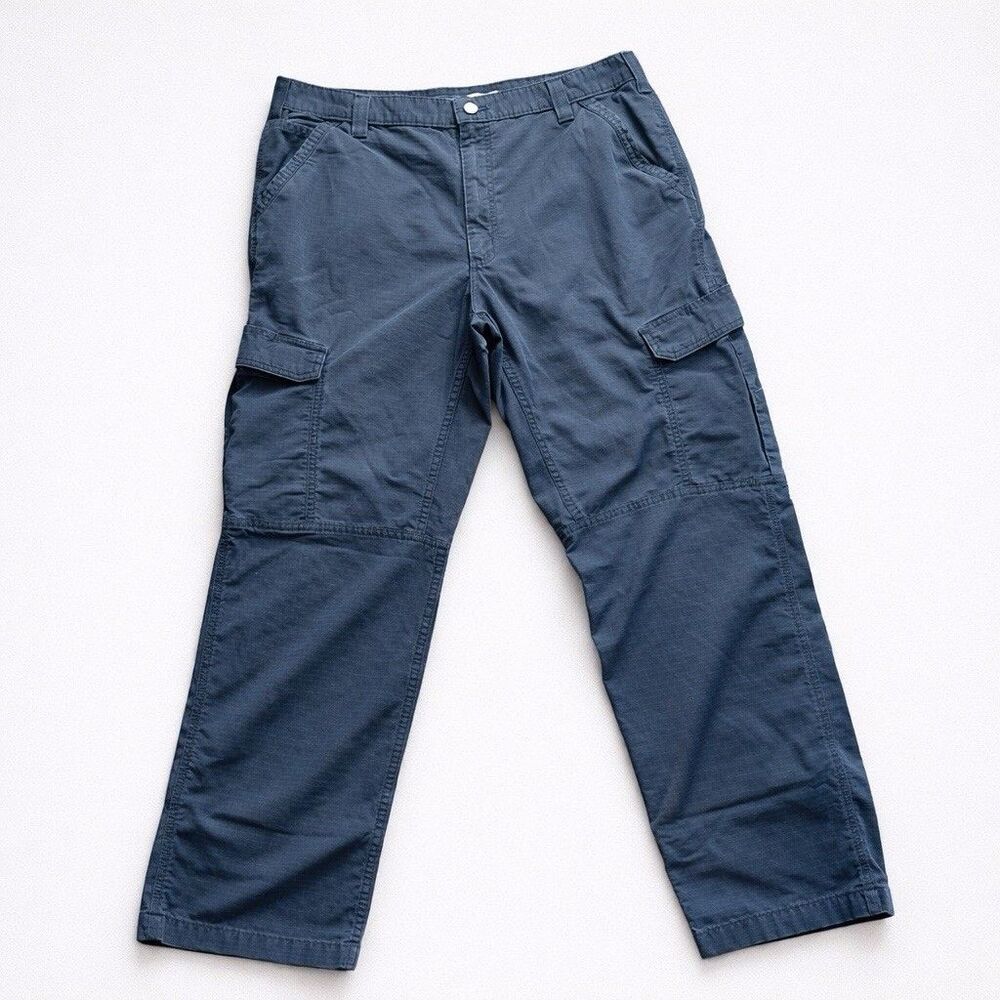 Carhartt Force Ripstop Cargo Pants 38x32 Relaxed Fit Gray Workwear